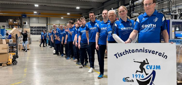 Neue Trikots für den Erwachsenenbereich – gesponsert von Firma Groth Neue Trikots für den Erwachsenenbereich – gesponsert von Firma Groth